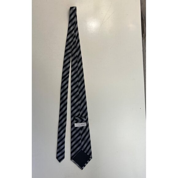 Men Silk Ties Set Of 3 - Classic Stripes & Geometric Patterns - Picture 6 of 10